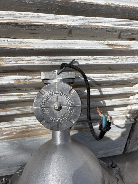 Image 1 of Vintage bunker ceiling light in industrial style