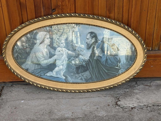 Art Nouveau Artist, Holy Family, Print, Framed, Art Prints (photo 4 of 5)