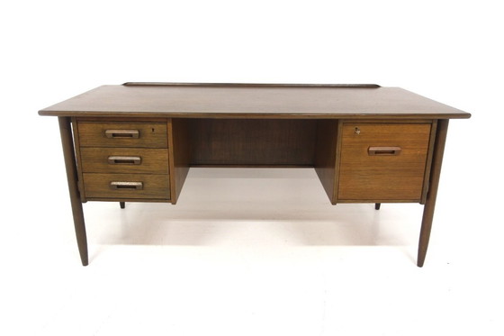 Image 1 of Escritorio escandinavo de roble, Lelångs Möbelfabrik, Bengtfors, Suecia, 1960