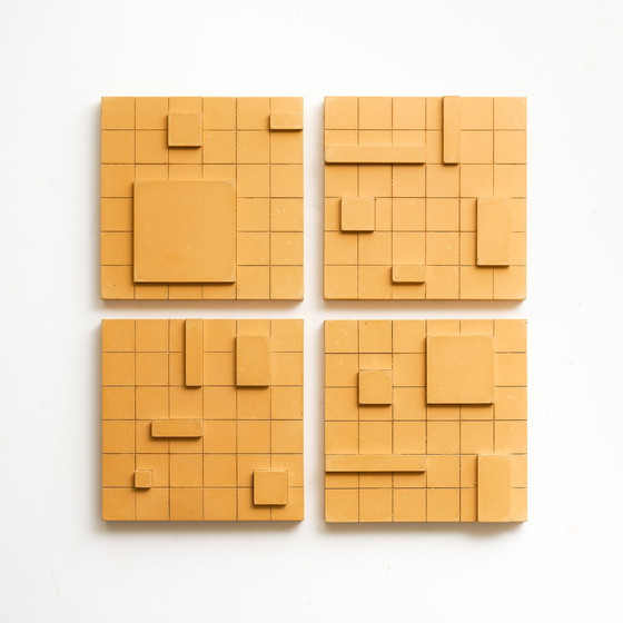 Image 1 of 4 wall objects mid-century style