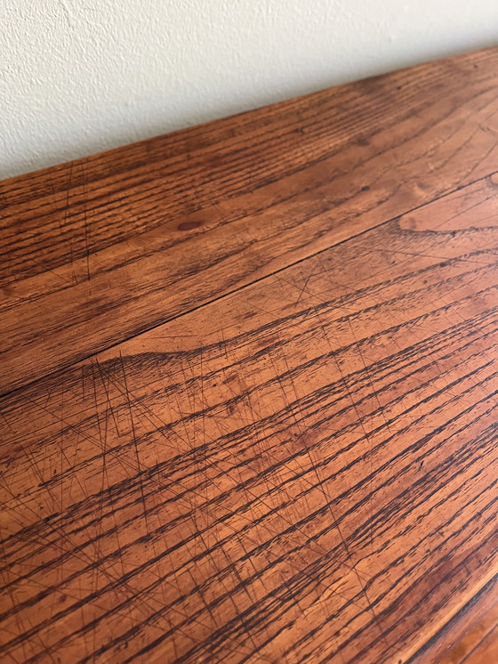 Image 1 of Scrivania a più livelli in noce