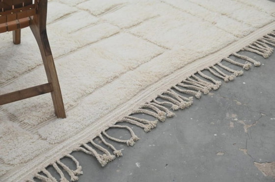 Image 1 of Minimalistischer marokkanischer Beni Ourain Teppich 3X2