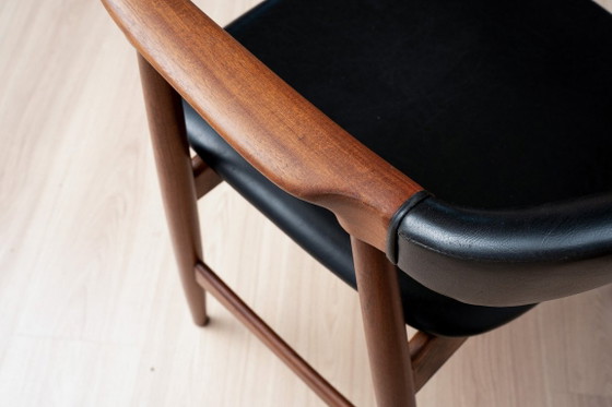 Eetkamerset uit het midden van de jaren 60, 6 Carlton fauteuils van Låte Møbelfabrikk en uitschuifbare tafel (photo 20 of 24)