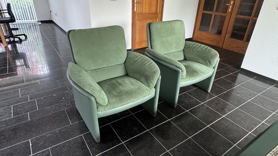 Image 1 of Twee Leolux fauteuils model Catalpa