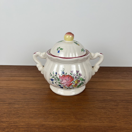 Image 1 of Sucrier ancien de Lunéville, modèle Réverbère, 1887