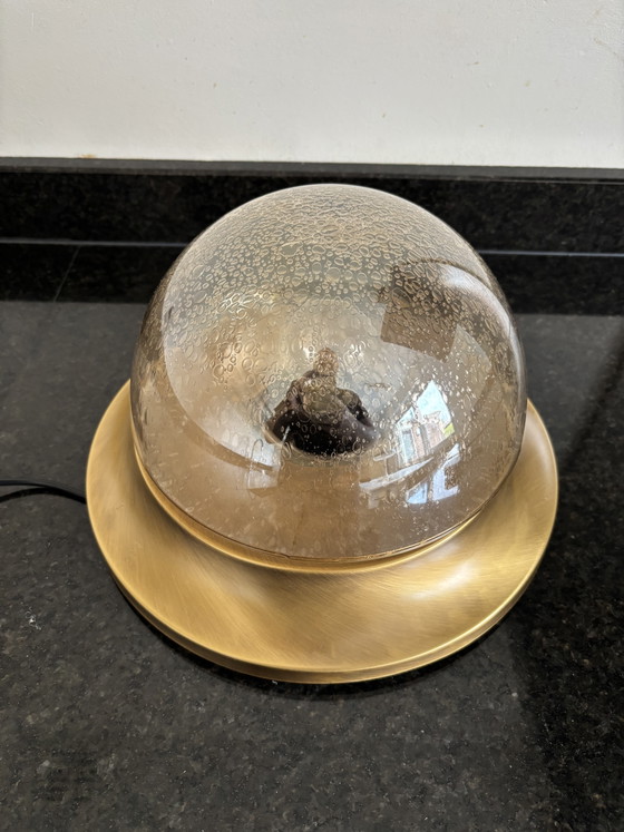 Lampada da parete/soffitto vintage WKR in vetro a bolle 28 cm Space Age ‘70 – WKR Leuchten, Applique, Glass (photo 3 of 10)