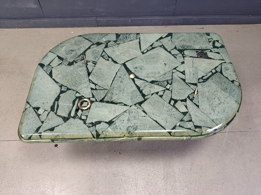 Table basse en marbre par Fedam, 1970