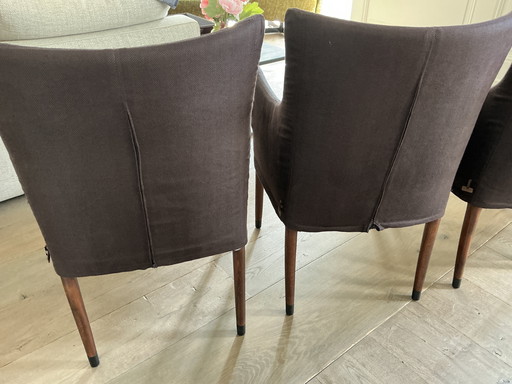 4 Giorgetti Giorgina Dining Chairs