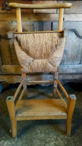Chaise prie dieu paillÃ©e ancienne en hÃªtre – Fauteuils (photo 4 of 34)
