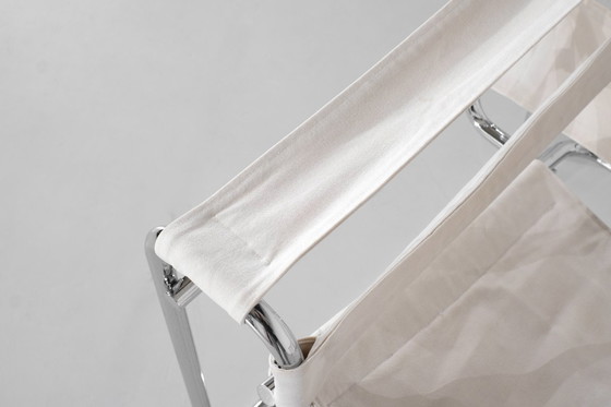 Image 1 of B3 Wassily" armchair fabric by Marcel Breuer for Bononia, Italy 1925.