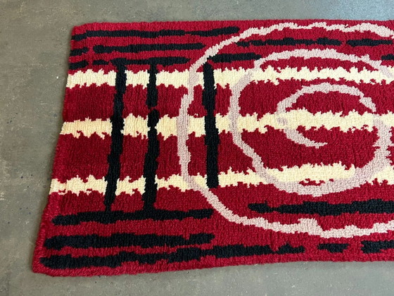 Image 1 of 60er 70er Jahre Läufer Teppich Carpet Rug Space Age Dänemark Danish Design