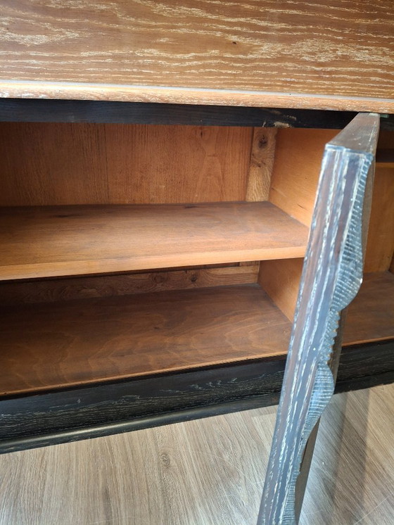 Image 1 of Rare Modernist sideboard 1950 Stamped, Maxime Meniel in Paris