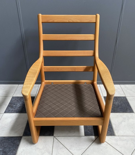 Image 1 of Silla danesa con respaldo alto de Johannes Andersen para Silkeborg