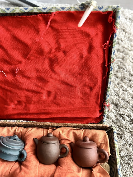 Set Teiere Miniatura Vintage – Oggetti decorativi, Ceramic, Textile (photo 6 of 11)