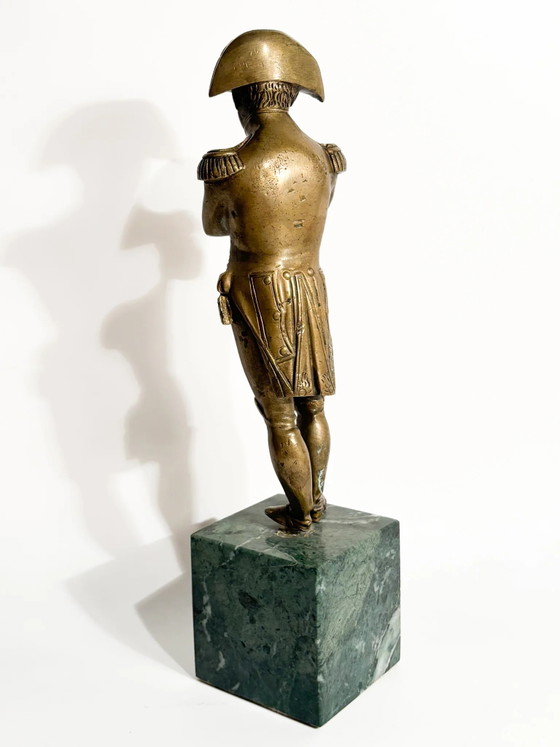 Napoleon Figurine in Gilded Bronze with Marble Base, 1960s – Sculpture (photo 9 of 10)