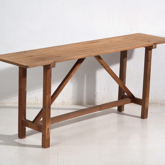 Antico tavolo da lavoro in legno giapponese - Periodo Taisho/Showa (ca. ) #1 – Console (photo 4 of 40)