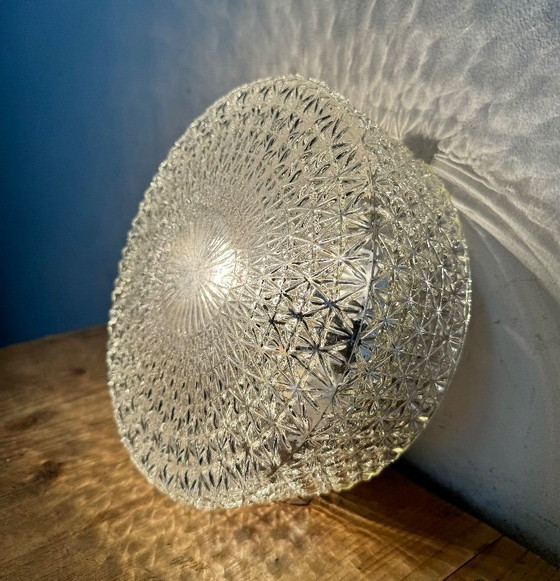Image 1 of Vintage glazen wand- of plafondlamp, jaren 70