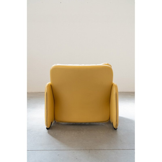 Image 1 of Vintage yellow leather seating set by Ammannati and Vitelli for Brunati, Italy 1970