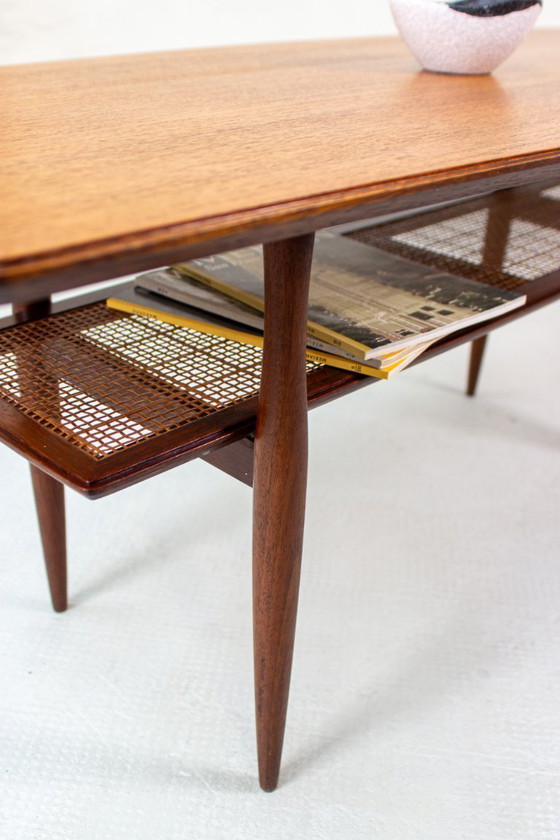 Image 1 of Vintage teak coffee table Danish Mid Century 60s