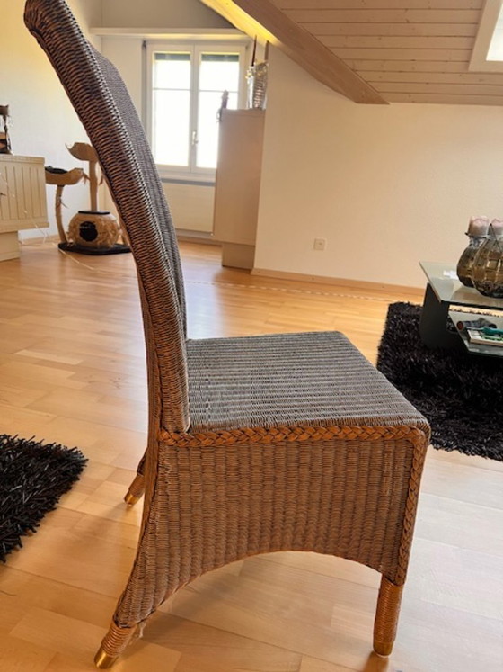 Image 1 of Acacia wood dining set with 6 seats