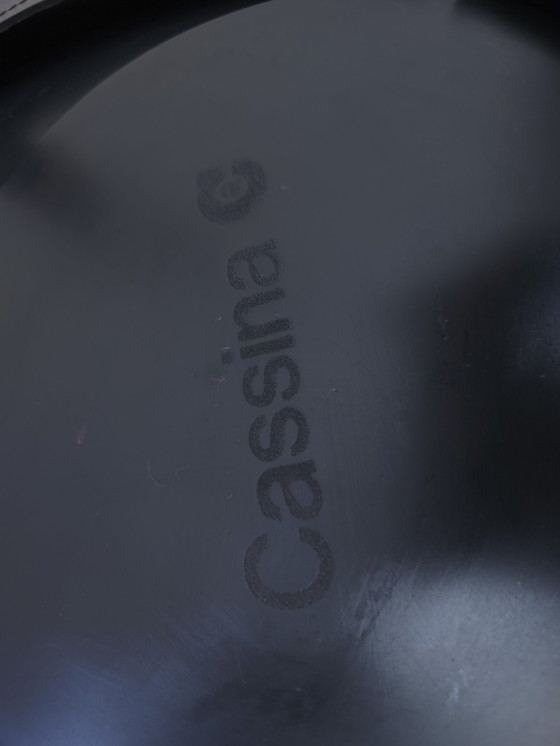 Image 1 of Cassina Cab 413 Set Designer Fauteuil Lederen Stoel Zwart