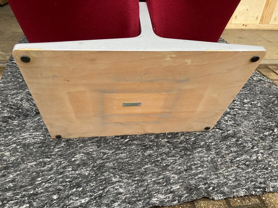 Image 1 of 2x Artifort Ribbon by Pierre Paulin Burgundy in Top Condition (Like New)!!