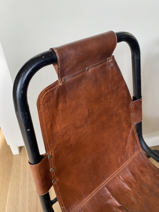 Image 1 of 2 chaises vintage Les Arcs, style Charlotte Perriand