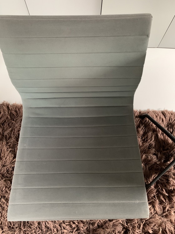 Image 1 of 2 Vitra AE 107 chairs sea green with gray base