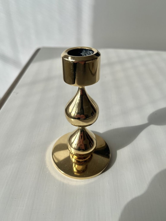 Image 1 of Bougeoir, plaqué or 24 carats – série « Hamlet » d'Asmussen Danmark