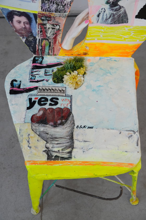 Image 1 of Set di 6 sedie Pop Art firmate da Guido Coletti (1995, firmate nel 2013)