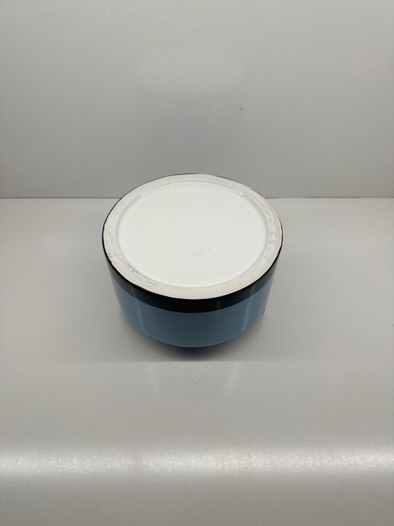 Image 1 of Fischietto Sifflet Vase by Ettore Sottsass for Habitat, Blue Glazed Ceramic, 1999