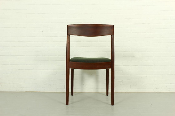 Image 1 of Sedie da pranzo in lana e teak di Lübke, anni '60, set di quattro