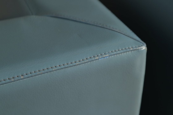 Image 1 of Pair of "Moji" Armchairs by Shigeru Uchida for Poltrona Frau, Italy