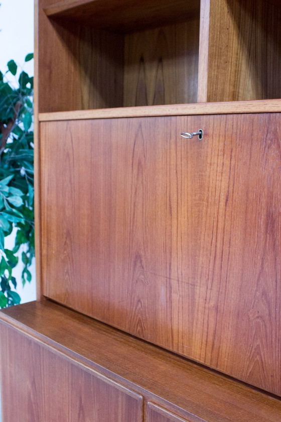 Image 1 of Credenza vintage Poul Hundevad in teak per segreteria