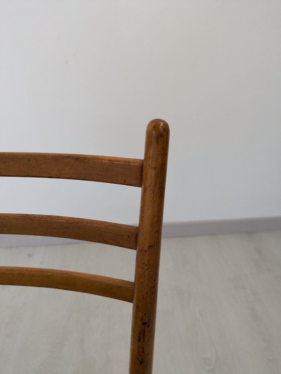 Image 1 of Authentischer Chiavarina-Stuhl aus Naturholz mit Sitzfläche aus geflochtenem Stroh - Ikone des italienischen Kunsthandwerks