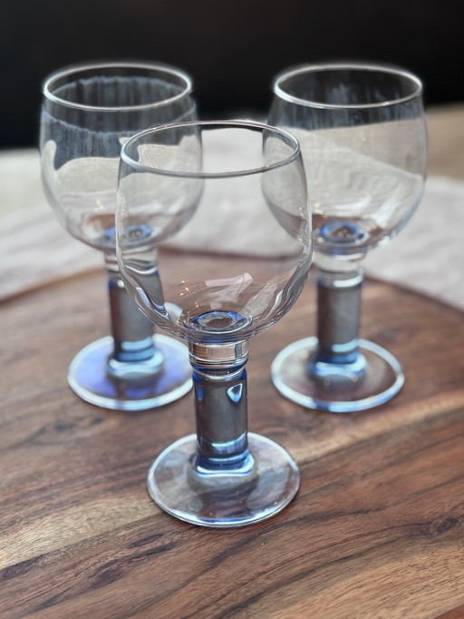 Set di 3 bicchieri da vino vintage Bormioli Rocco