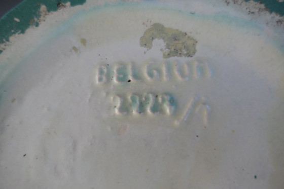 Image 1 of Art-Deco-Vase Faiencerie de Thulin Belgien 2227