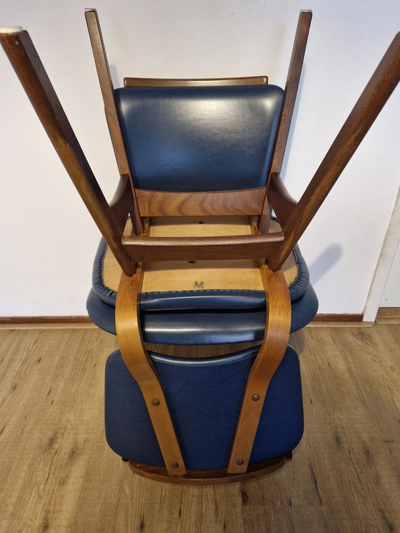 Image 1 of Set di 6 sedie da pranzo dal design vintage