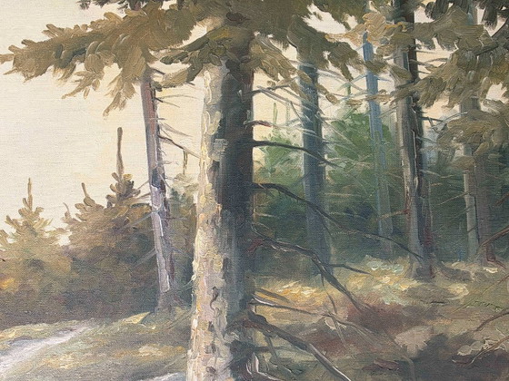 Original Mid-Century Oil Painting by Christian Lautrup – Paintings & Drawings, Canvas (photo 10 of 11)