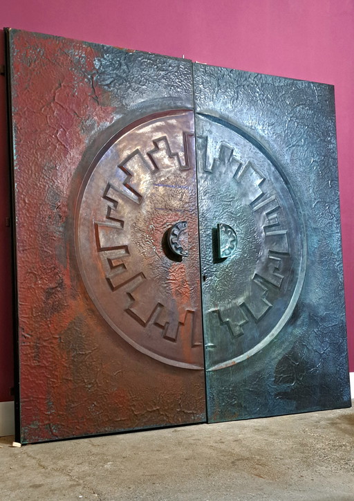 Brutalust Brutalism Door Copper