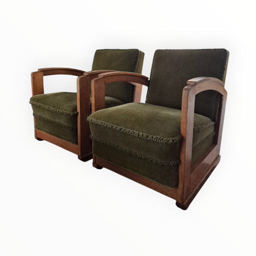 2X Fauteuil Art Déco