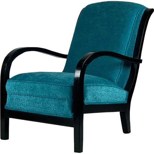 Poltrona Art Déco vintage francese, anni '30
