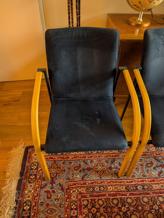 Image 1 of Chaises de salle à manger Leolux Cimaronne 4x