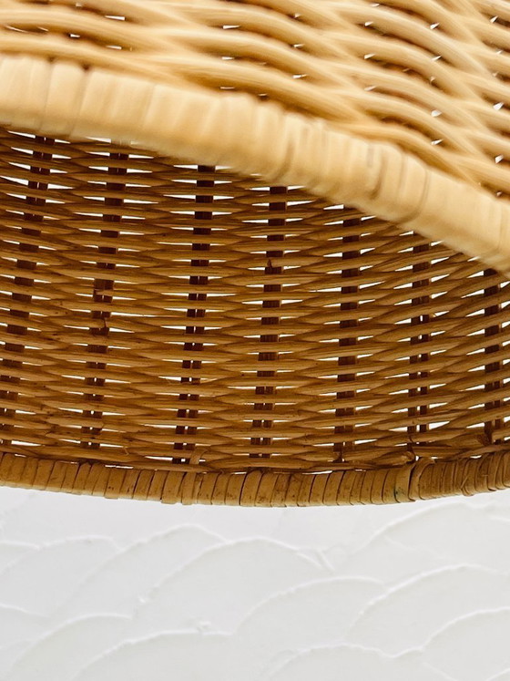 Vintage Ikea Wicker Pendant Light, Bohemian Chic Style – Pendant lamps, Bamboo (photo 9 of 12)