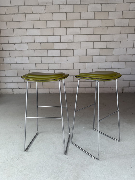 Image 1 of 2x Taburete de bar Cappellini Hi Pad de Jasper Morrison