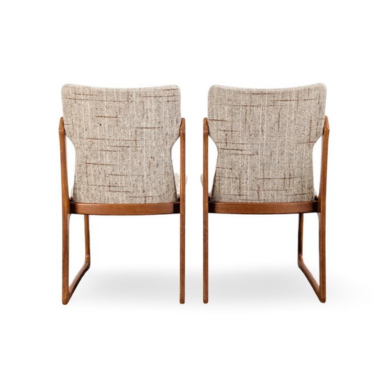 Set of 2 Vamdrup Stolefabrik Midcentury Armchairs Danish Teak Chair – Wood (photo 5 of 11)