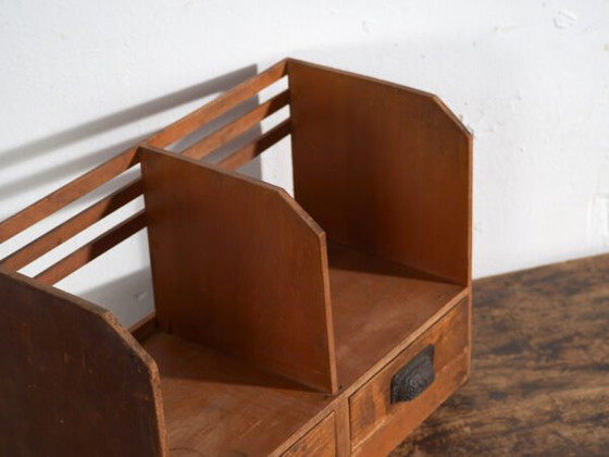 Antique Japanese desktop organiser with compartments and drawers – Japan, circa 1930 – Table accessories (photo 11 of 40)