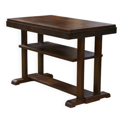 Oak console/side table from the 1940s.