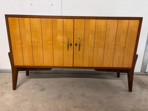 Buffet bas Mid-Century Modern Exclusif de Karl Brand (KBS) – Design Allemand Top Années 50