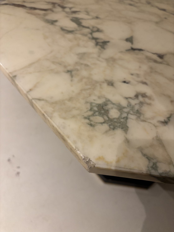 Image 1 of Art Deco dining table Calacatta viola marble